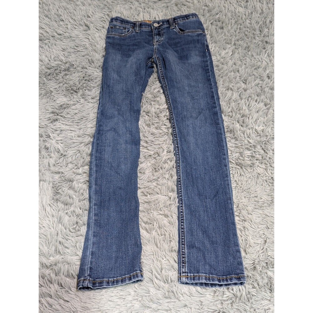 Levis 510 Skinny Jeans Youth Girls Size 14 Reg Mid Rise‎ Blue 27x29 Womens
